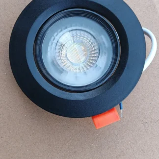 7watt cob spot light black body double color