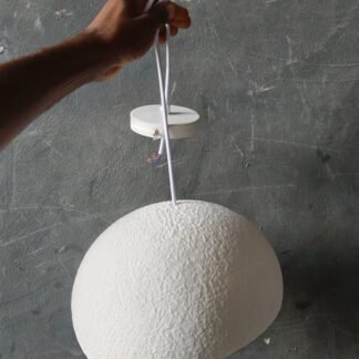 as you can see white foam dropping pendant chandelier